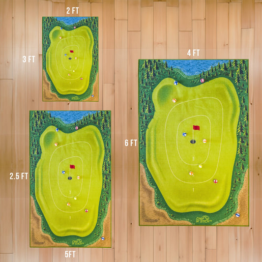 Golf Chipping Mat Game Set