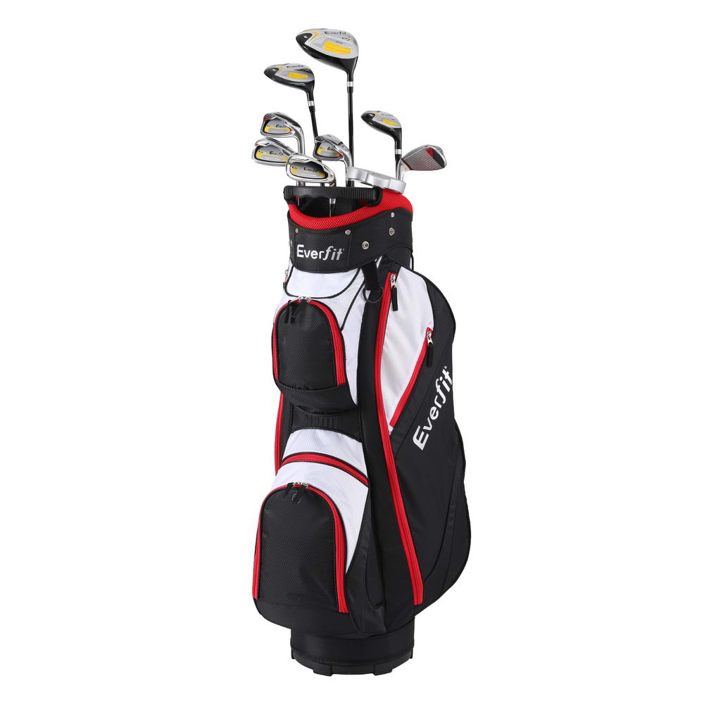 NNEDSZ Golf Clubs Set Men Right Handed Golf Wedges Alloy Driver Golf Stand Bag