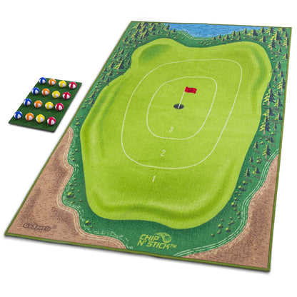 Golf Chipping Mat Game Set