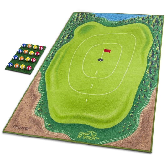 Golf Chipping Mat Game Set