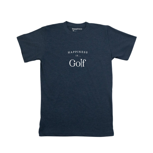 Men's Golf T-Shirt, Heather Navy