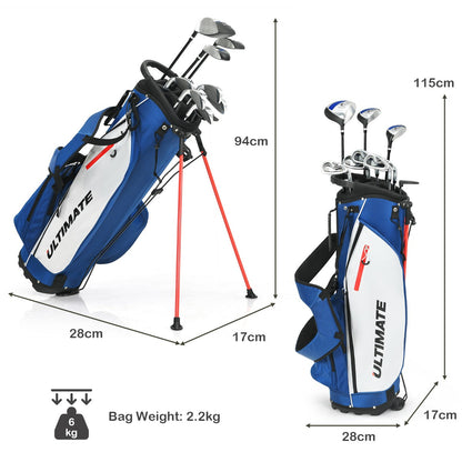 NNECW Set 10 Pieces Mens Complete Golf Clubs Package